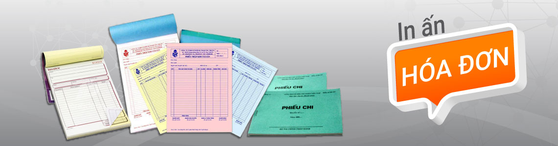 In hóa đơn - In ấn Thành Đô - Công Ty Cổ Phần Thiết Kế In Ấn Thành Đô